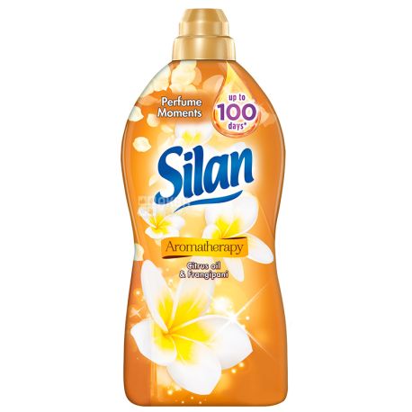 Silan, 1,850 л, Кондиціонер-ополіскувач для білизни, Аromatherapy, Citrus oil & Frangipani, ПЕТ