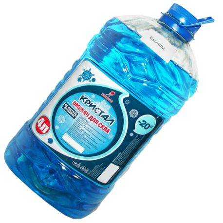 Crystal, 4l, -20, Washer for glass, Economy, PET