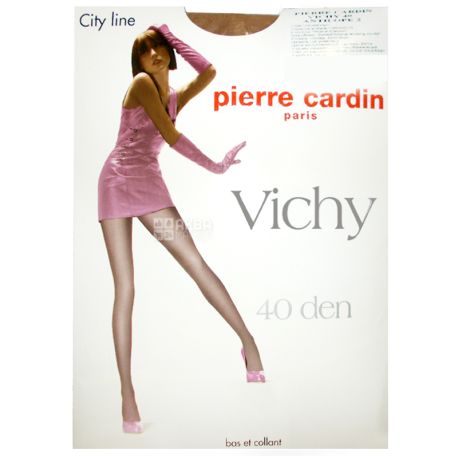 Pierre Cardin Vichy, Колготки бежеві, розмір 2, 40 ден