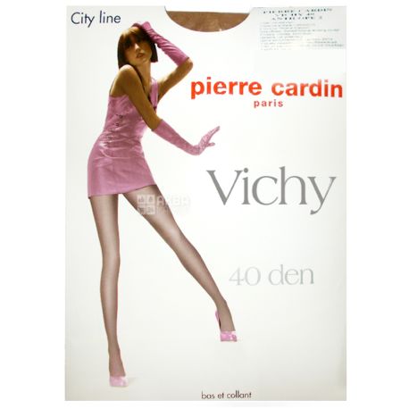 Pierre Cardin Vichy, Колготки бежевые, размер 4, 40 ден