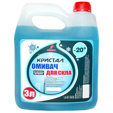 Кристалл, 3л, Омыватель для стекла, зимний, -20°С