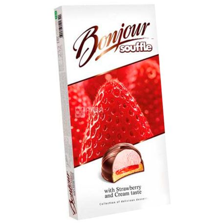 Bonjour, 232 g, Dessert, Strawberry cream