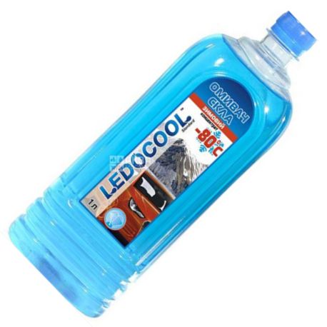 Ledocool, 1 л, Зимний омыватель для стекла, концентрат, -80°С