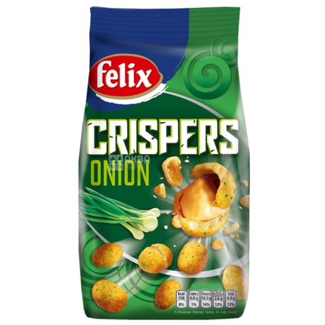 Felix Crispers Roasted peanuts with onion flavor, 140 g