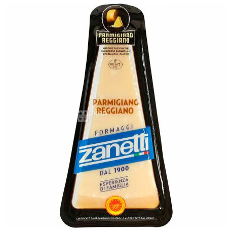 Zanetti Parmigiano Reggiano, 200 g, 32%, Syr parmesan