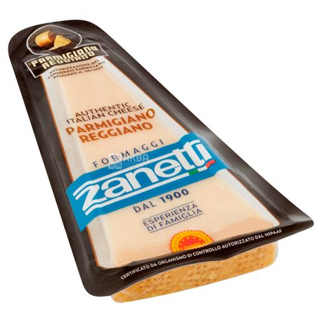 Zanetti Parmigiano Reggiano, 200 г, 32%, Сыр пармезан