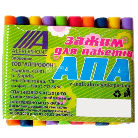 Alprophone, 10 шт., Зажими для пакетів, АПА
