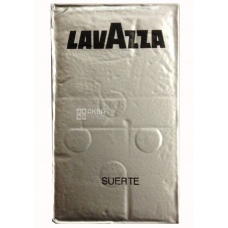 Lavazza, Suerte, 1 кг (4 шт. х 250 г), Кофе Лавацца, Сиерте, средней обжарки, молотый