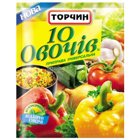 Torchin, 60 g, Seasoning, 10 Vegetables