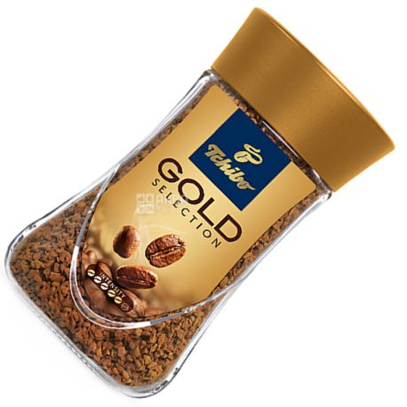 Tchibo Gold Selection, Instant coffee, 100 g, Glass