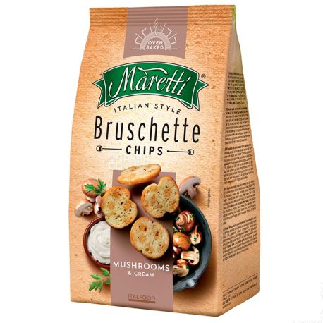 Maretti, 70 г, Брускети, Гриби та сметана
