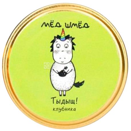 Мед шмед, 50 г, Мед, Тидищ, Полуниця, скло