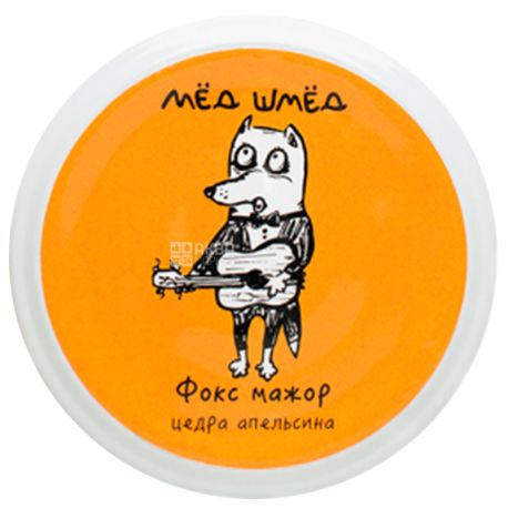 Мед шмед, 150 г, Мед, Фокс мажор, Цедра апельсина, скло