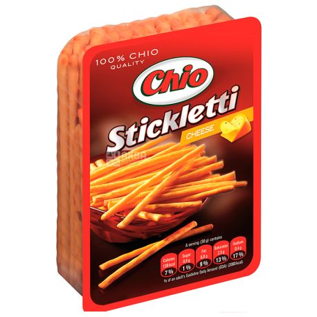 Chio, 80 г, Соломка, Stickletti, Соленая, Sheese