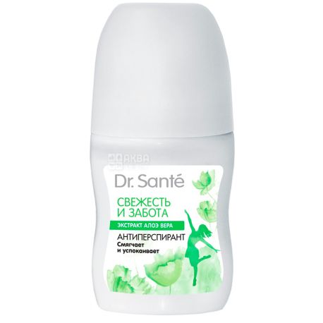 Dr.Sante, 50 ml, Deodorant, antiperspirant, Ball, Freshness and care