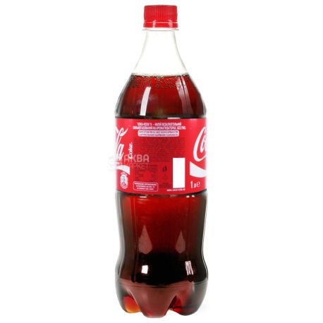 Coca-Cola, 1 L, Sweet water, PET