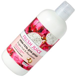 Fresh Juice, Dragon Fruit & Macadamia, 500 мл, Крем-гель для душу, Драконів фрукт і макадамия