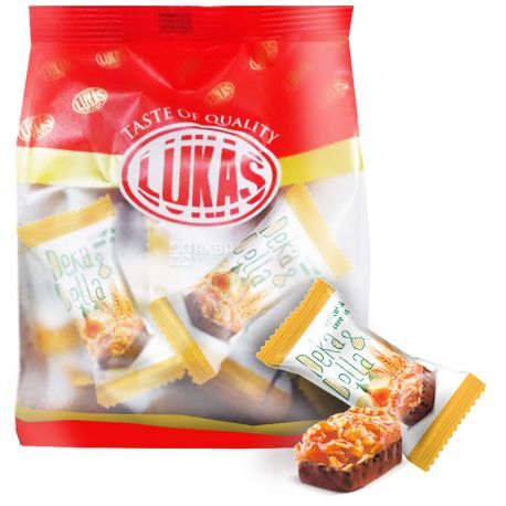 LUCAS, 200 г, Цукерки, Deka & Della, Курага та злаки, м/у