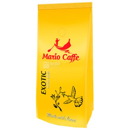 Mario Caffe Exotic, 250 г, Кофе Марио Каффе Экзотик, средней обжарки, в зернах 