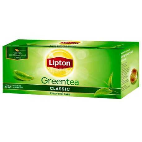 Lipton, Clear Green Orient, 25 шт., Чай Ліптон, Чистий Зелений Схід, Зелений