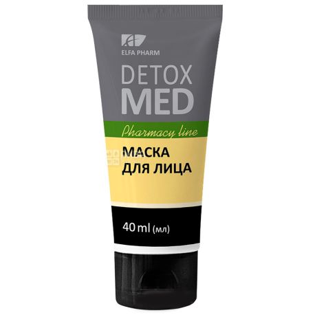Elfa Pharm, 40 ml, Face Mask, Detox Med