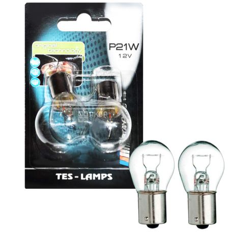Tes-lamps, 2 шт., Лампа галогенна, А 12-21