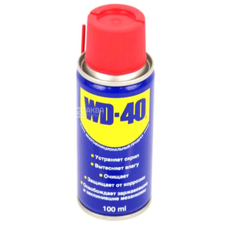 WD-40, 100 мл, Мастило, Спрей, ж/б