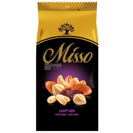 Misso Light mix, Горіхово-фруктове асорті, 125 г