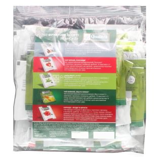 Qualitea, Фруктове асорті, 50 пак., Чай Кволіті, 5 видів чаю, HoReCa