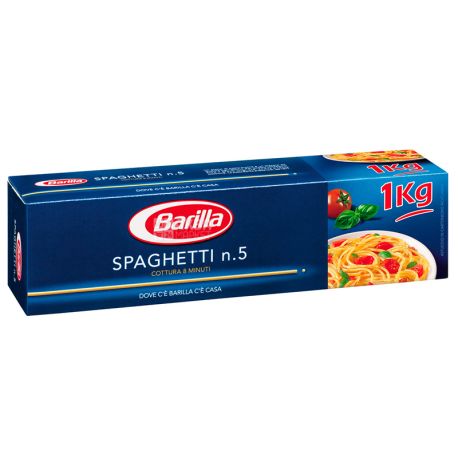 Barilla Spaghetti №5, 1 кг, Макарони Барілла Спагетті