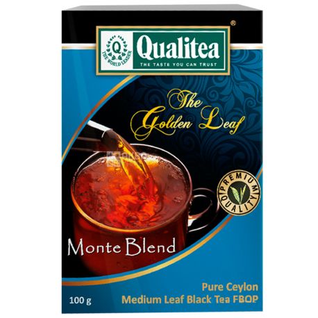 Qualitea, 100 g, Black Tea, Monte Blend