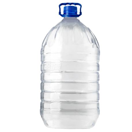 Bottle for water, 10 l, PET, Set With lid and handle