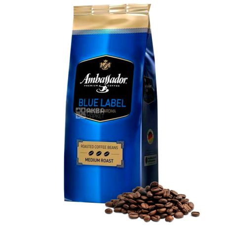 Ambassador Blue Label, 1 кг, Кофе в зернах Амбассадор Блю Лэйбл