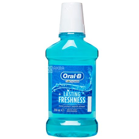 Oral-B, Lasing Fresh, 250 мл, Ополіскувач для рота, Арктична м'ята
