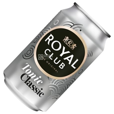 Royal Club, Toniс Classic, 0,33 л, Роял Клаб, Класичний, Тонік безалкогольний, ж/б