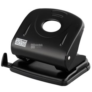 Buromax, Дырокол, 30 листов, BM4038, Металл, Черный