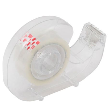 Buromax, 18 мм х 20 м, Скотч канцелярский в диспенсере, ВМ7161