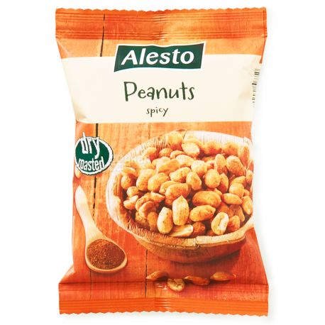 Alesto Roasted peanuts with spices, 150 g