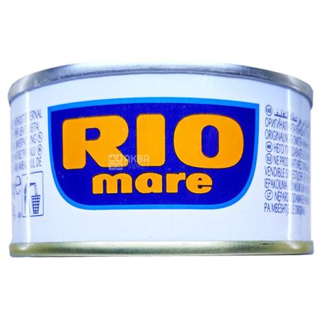 Rio Mare, 80 г, Тунець, Філе у власному соку, Tonno al Naturale