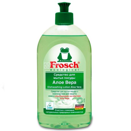 Frosch, 500 ml, Dishwashing liquid, Aloe Vera