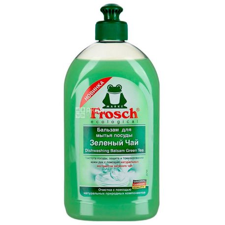 Frosch, 500 ml, Dishwashing Balm, Green Tea
