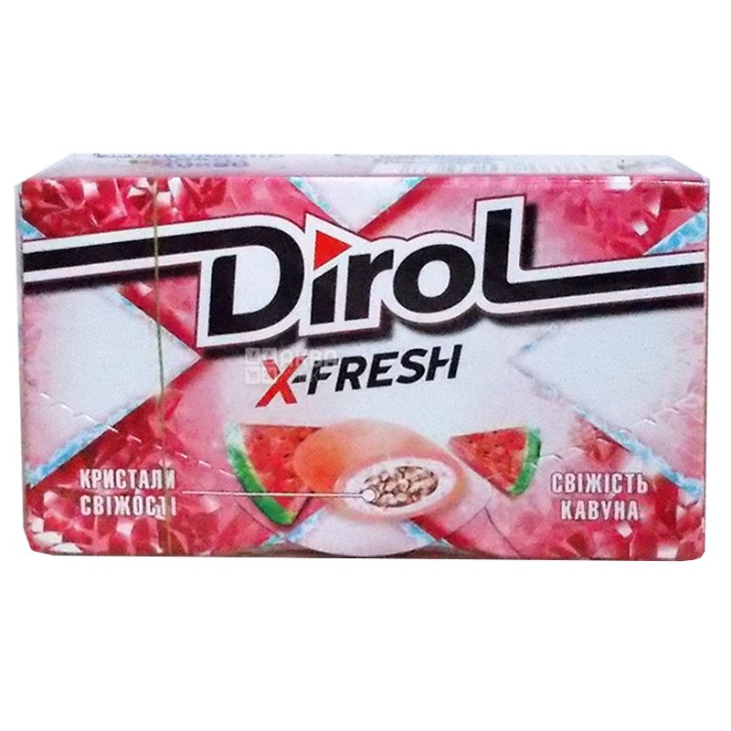 Buy Dirol, 18 g, Chewing Gum, X-Fresh, Watermelon Freshness with ...