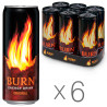 Burn Original, упаковка 6 шт. по 0,25 л, Напій енергетичний Берн Оріджінал