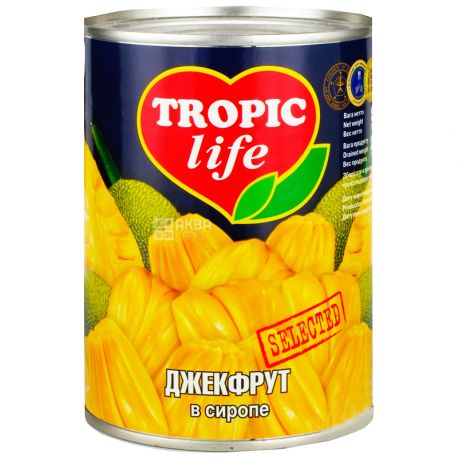 Tropic Life, 565 g, Jackfruit, In syrup
