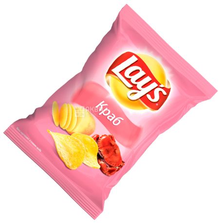 Lay's, 133 г, Чипси картопляні, Краб
