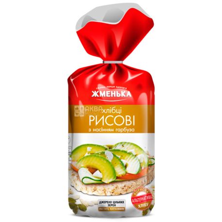 Жменька, 100 г, Хлебцы, Рисовые, С семенами тыквы