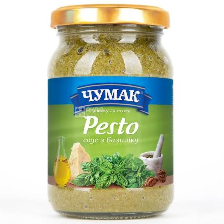 Chumak, 160 g, Pesto sauce, glass