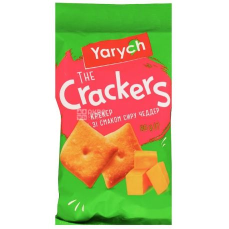Yarich, 80 г, Крекер, Со вкусом сыра Чеддер