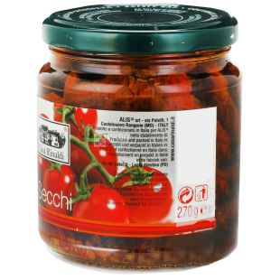 Casa Rinaldi, 270 г, Помидоры, Сушеные в растительном масле, стекло 