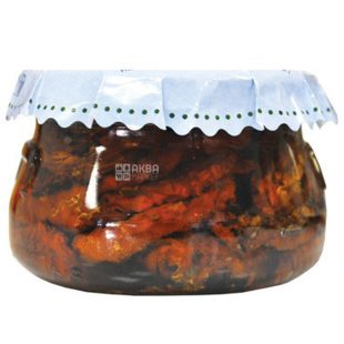 Casa Rinaldi, 320 г, Помидоры сушеные и жареные на гриле в растительном и оливковом масле, стекло